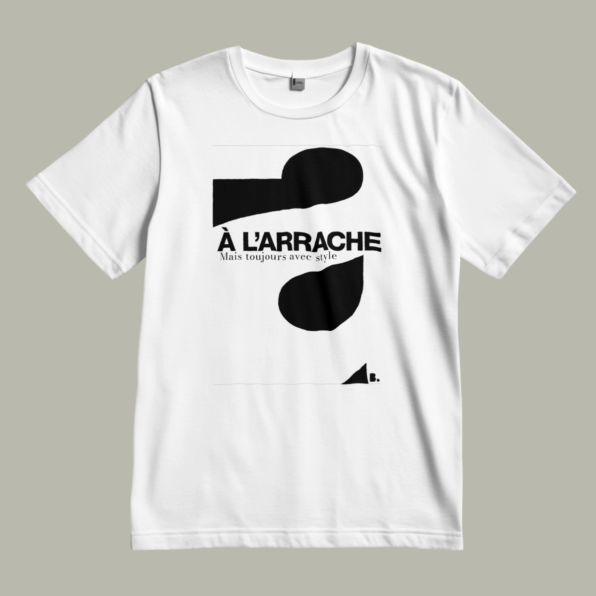 mockup-a-larrache T-shirt à l'arrache