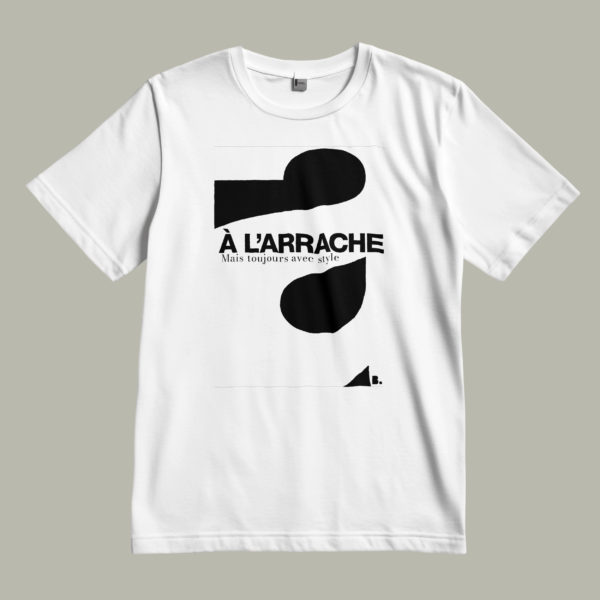 T-shirt à l'arrache