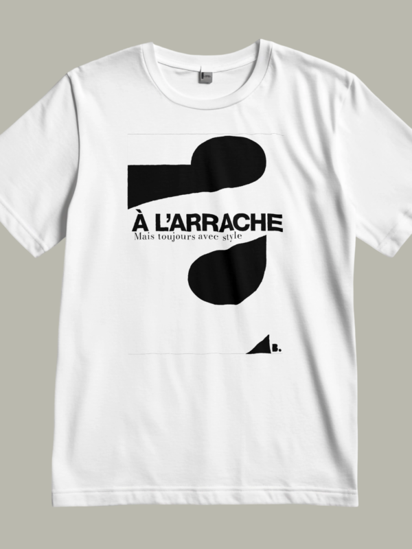 T-shirt à l'arrache