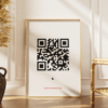 Affiche QR code