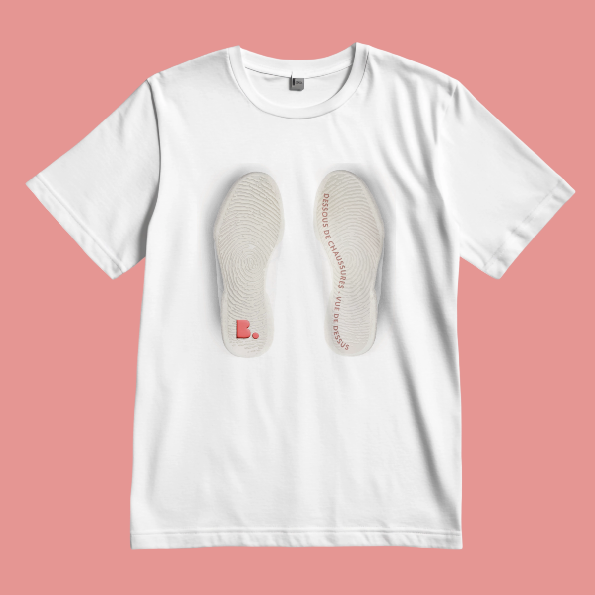 T-shirt Dessous de chaussure