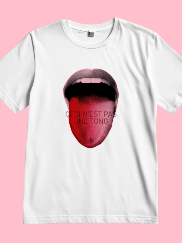 T-shirt langue