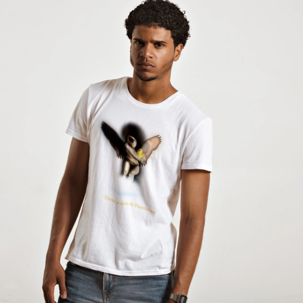 T-shirt dieu a de l'humour