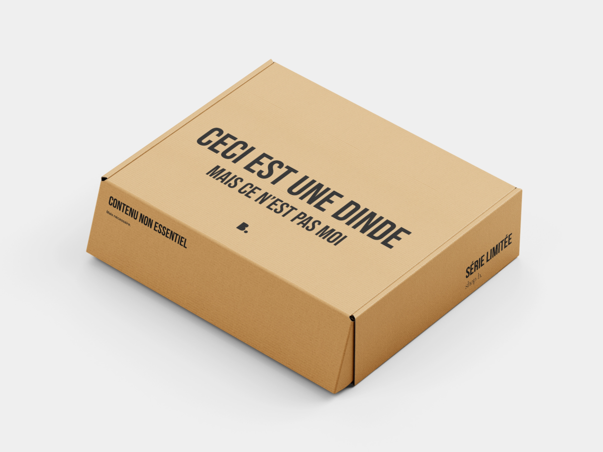 Boite-gamme3-1-dinde Packaging Ceci est une dinde