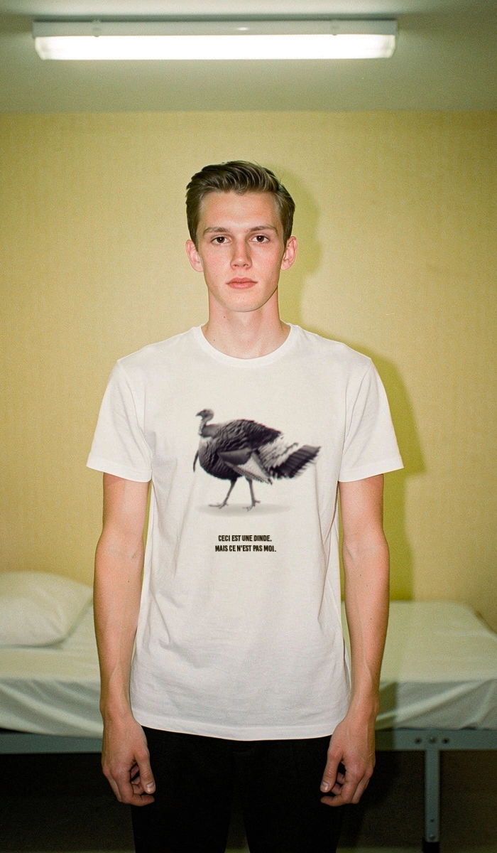 T-shirt Ceci est une dinde - shop b.